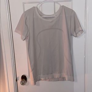 White Lululemon T-shirt